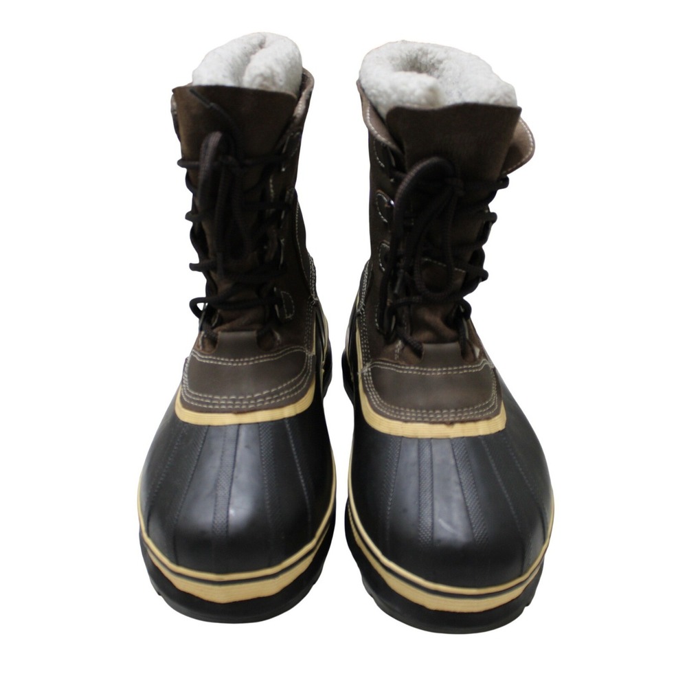 Northside Waterproof Snow Boots Mens 11 Brown Black Good Thermolite Insulated‎